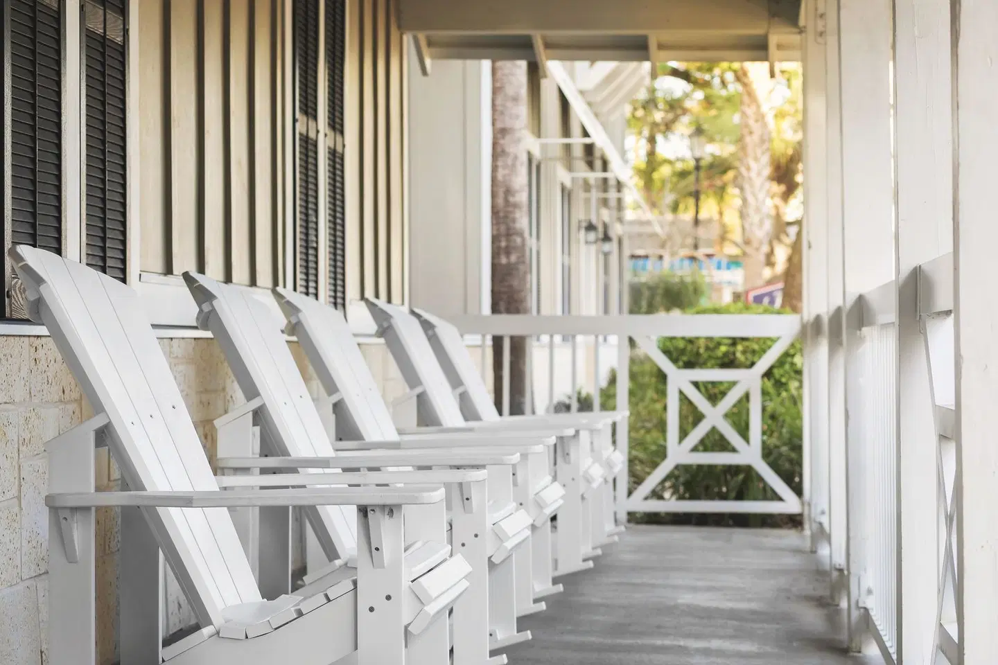 Hampton Inn New Smyrna Beach Terrasse
