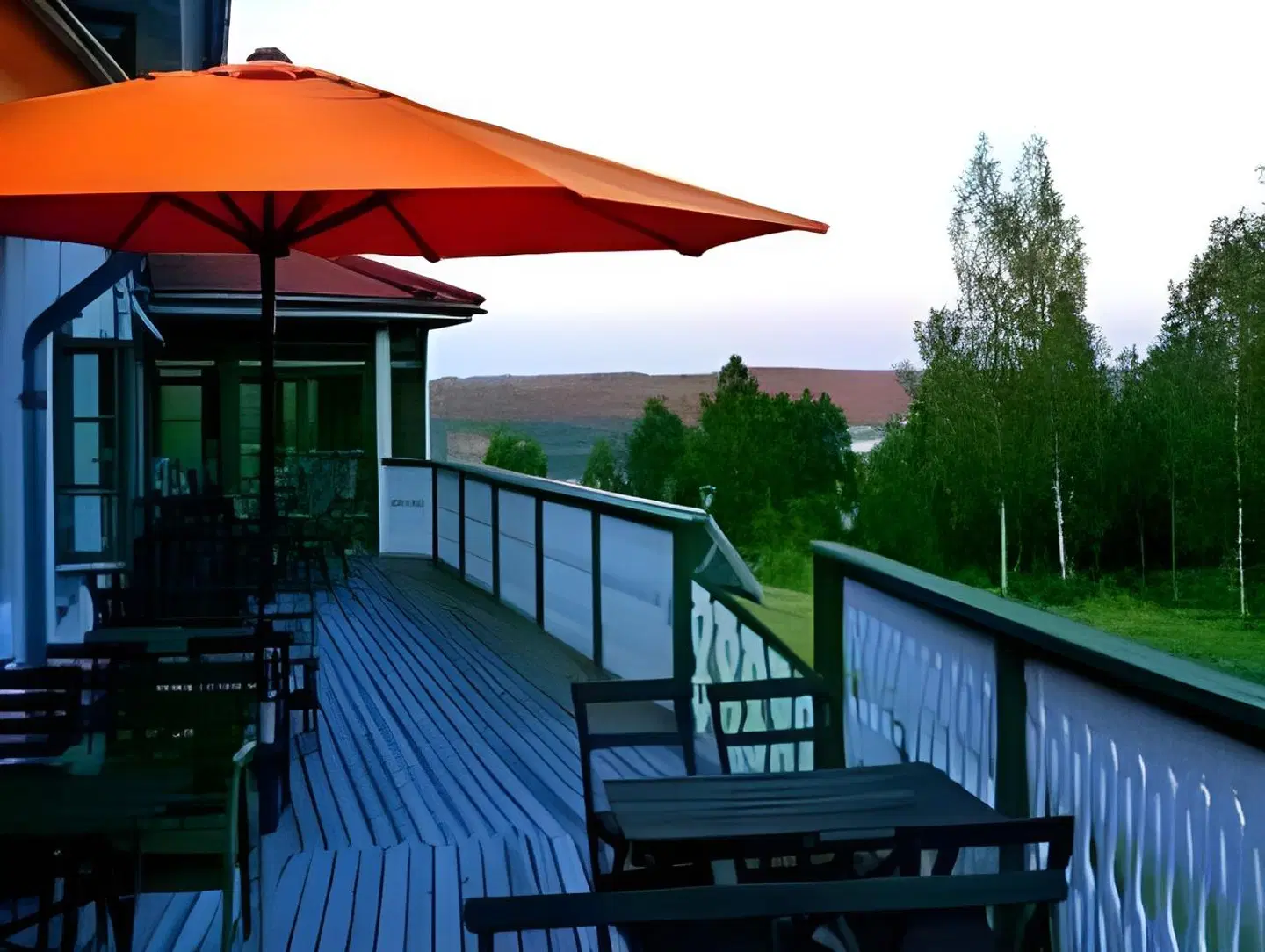 Tingvall B&B Eco-Lodge Terrasse