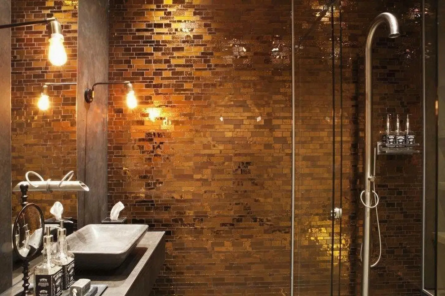 Manzo's Suites Badezimmer