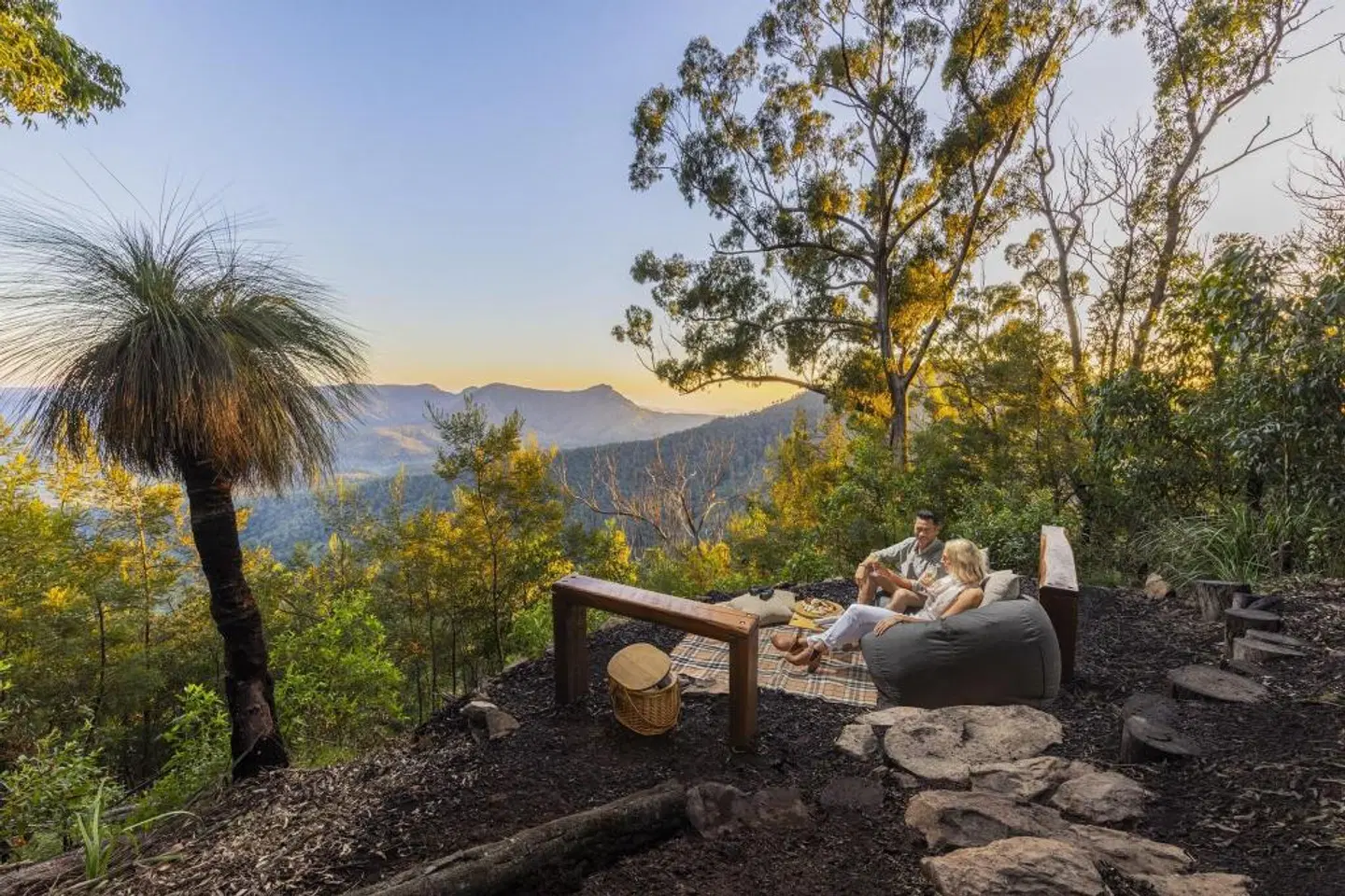 Spicers Peak Lodge Terrasse