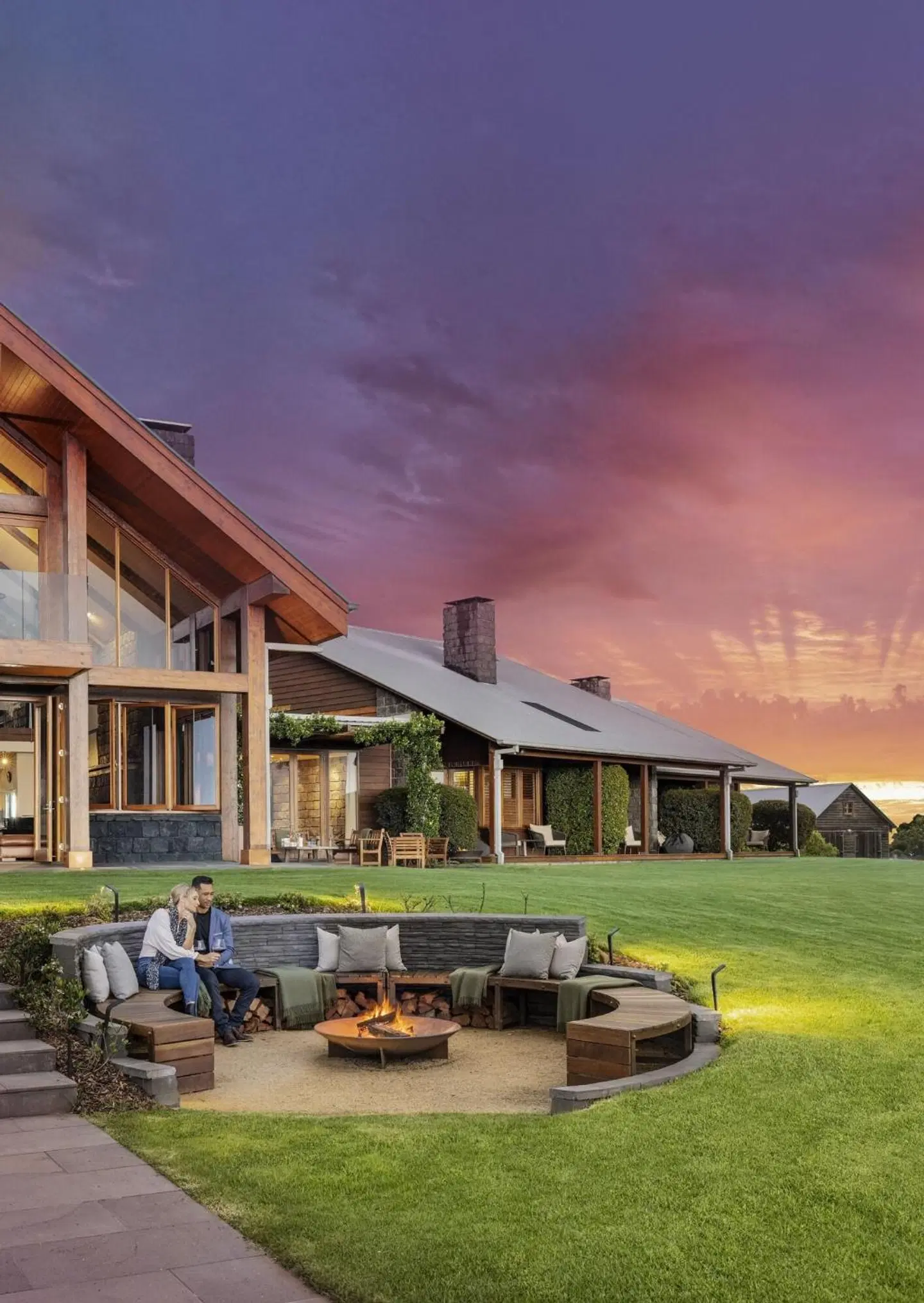 Spicers Peak Lodge Terrasse