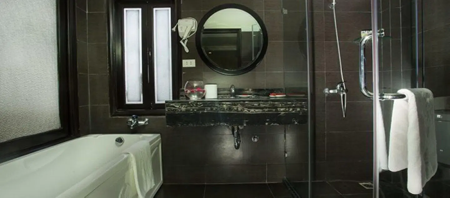 La Sante Hotel & Spa Badezimmer