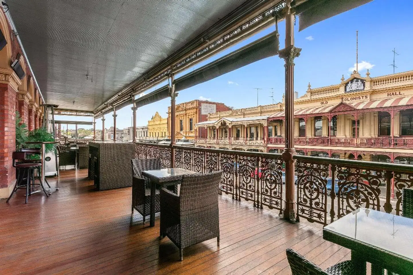Quality Inn The George Hotel Ballarat Terrasse