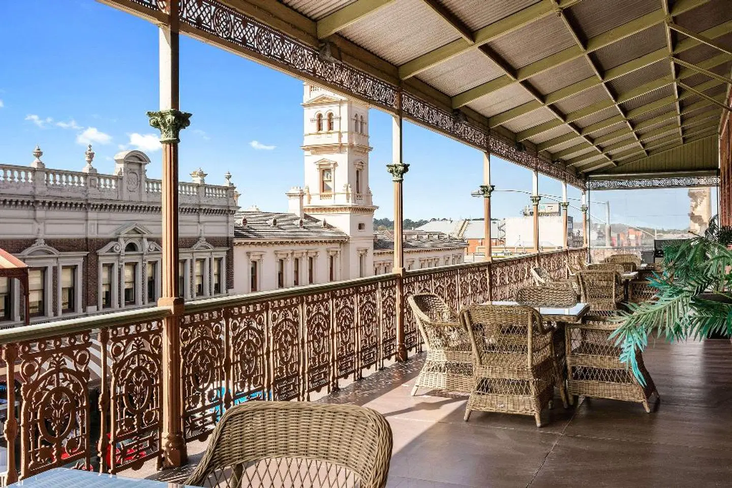 Quality Inn The George Hotel Ballarat Terrasse