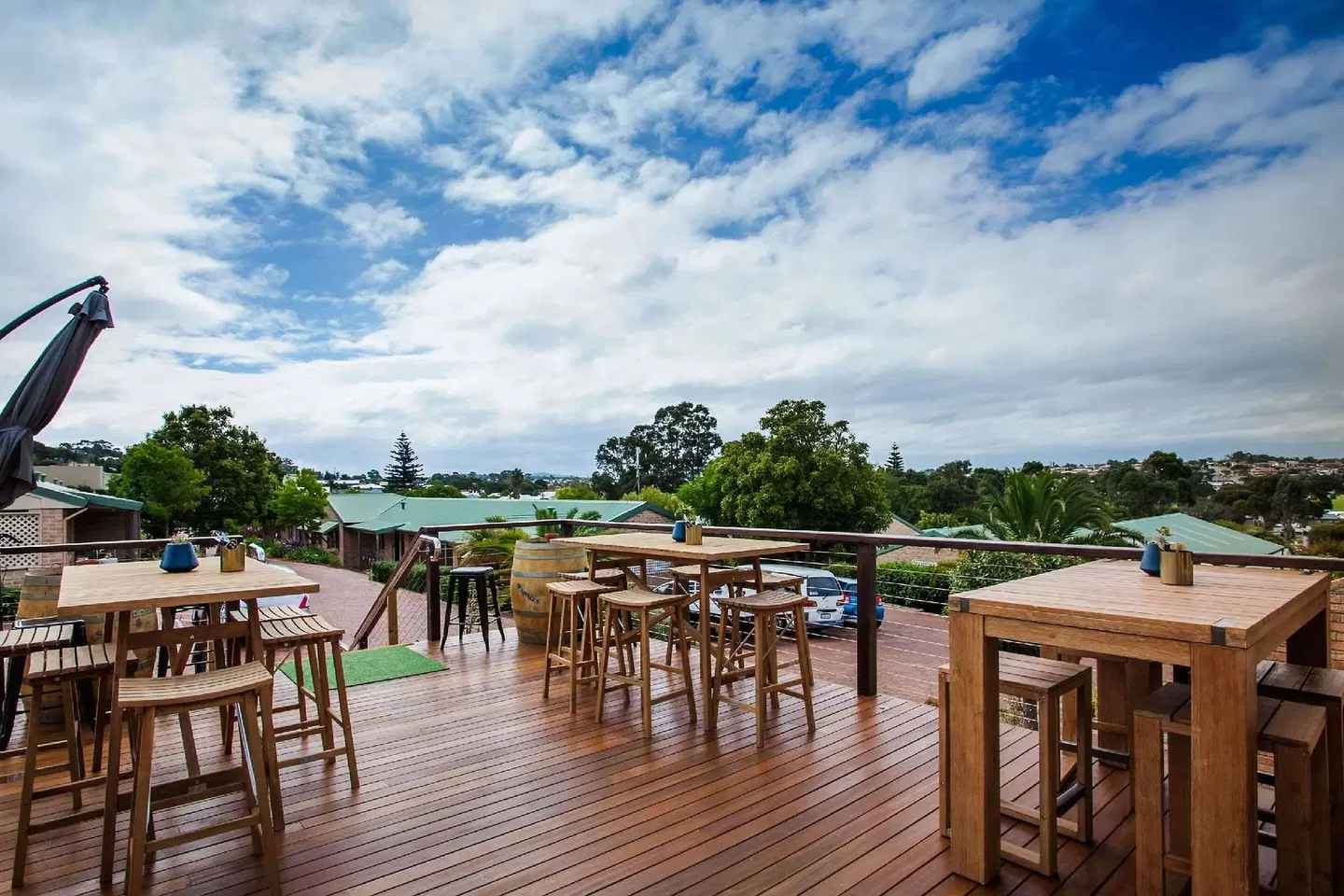 Quality Apartments Banksia Gardens. Terrasse