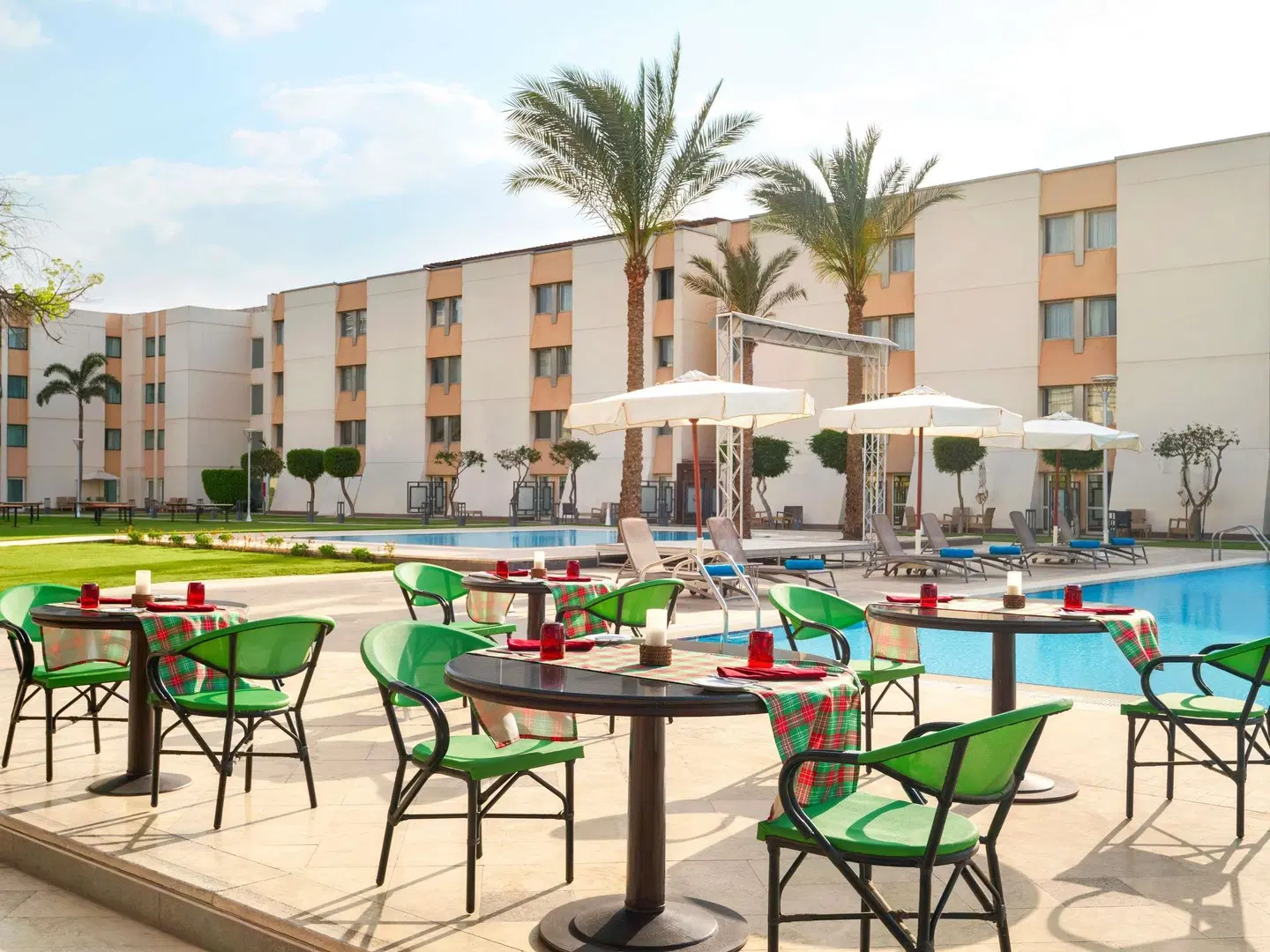 Novotel Cairo Airport Hotel Terrasse