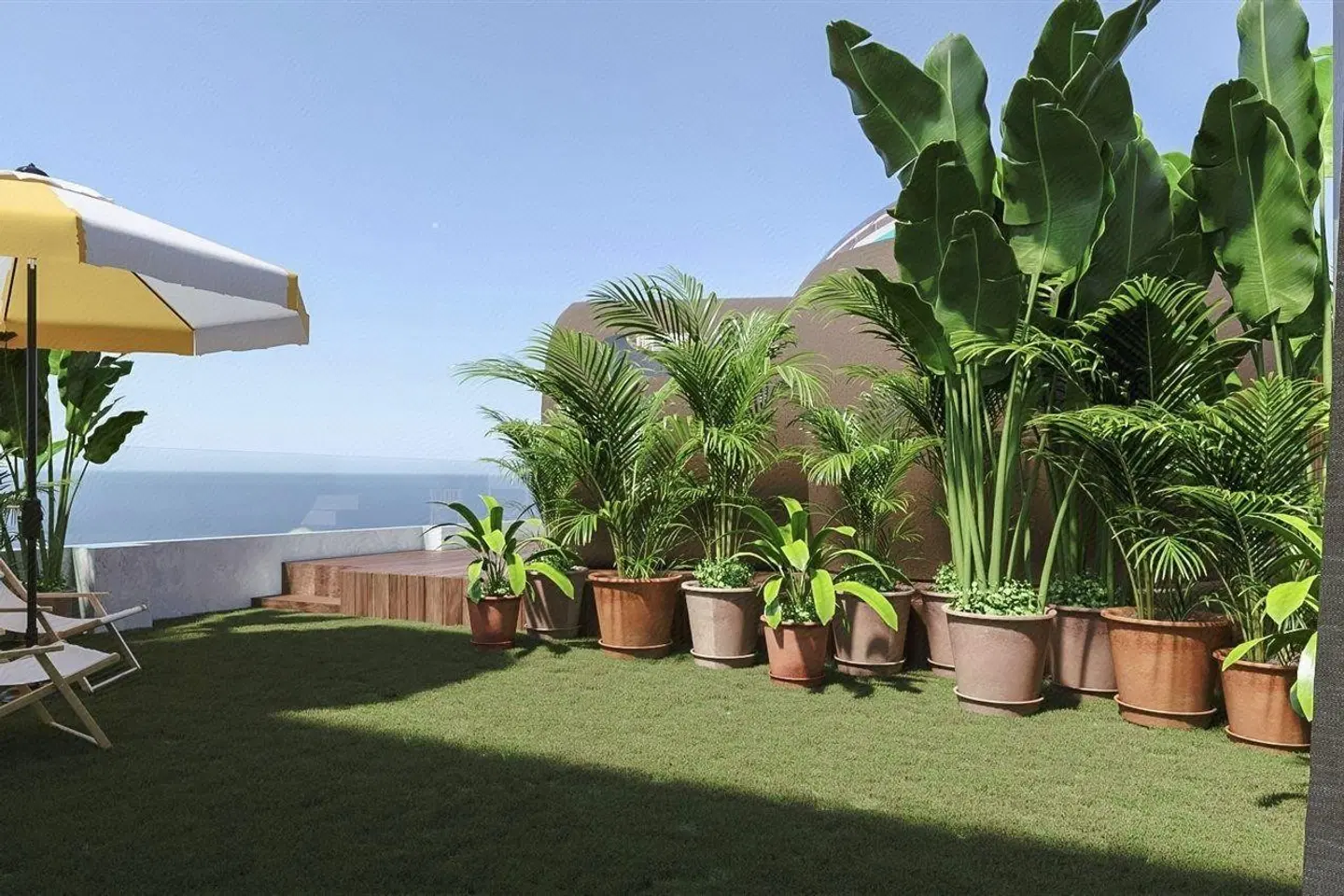 tent Capi Playa Terrasse