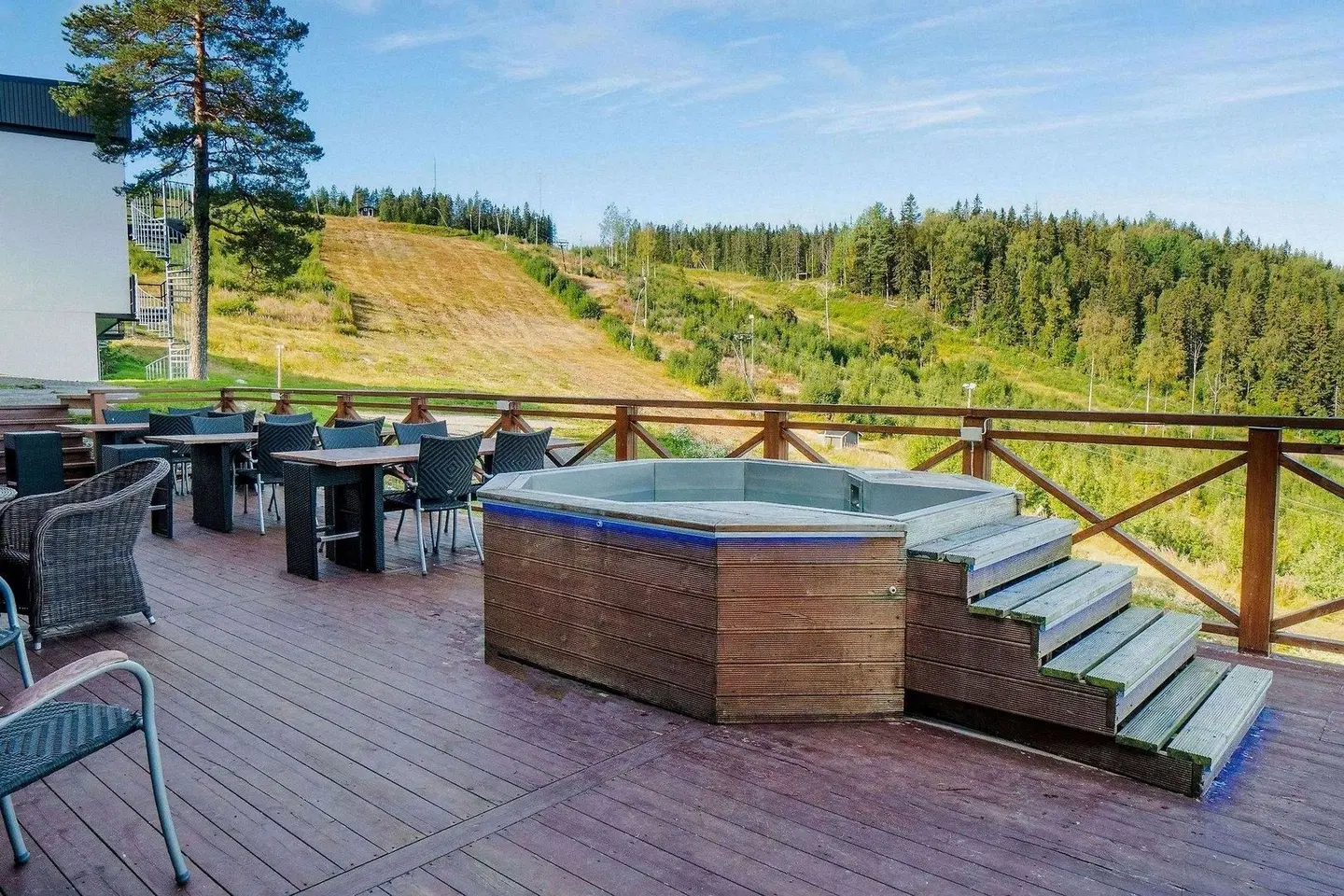 Hotell Hallstaberget Terrasse