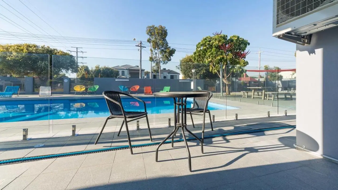 Brownelea Holiday Apartments Terrasse