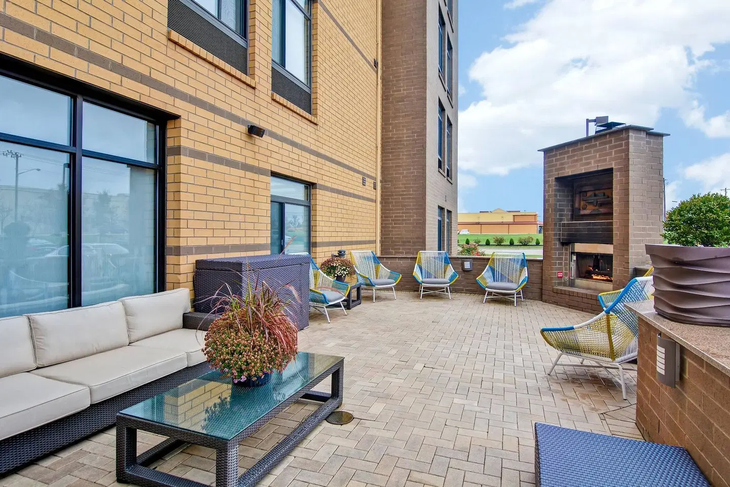 SpringHill Suites by Marriott Cincinnati Airport South Terrasse