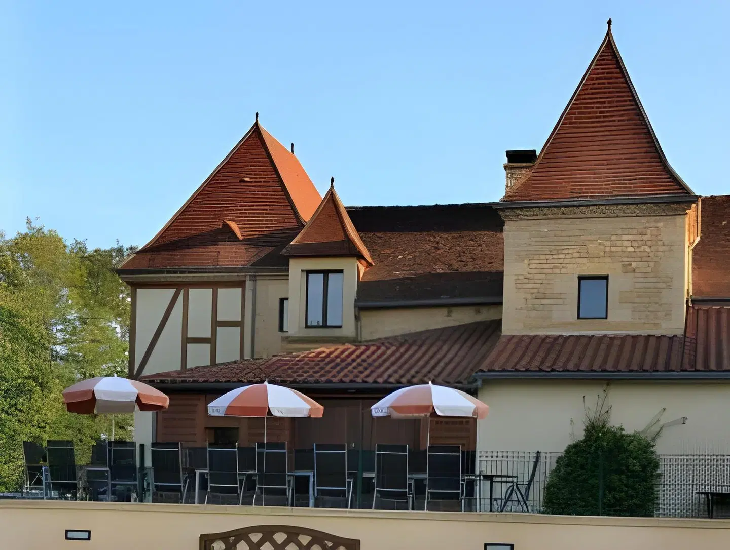 Chambres d'hôtes Les Peyrouses Terrasse