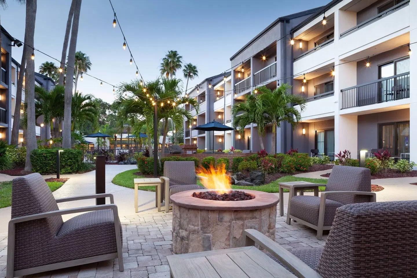 Courtyard by Marriott St. Petersburg Clearwater Terrasse