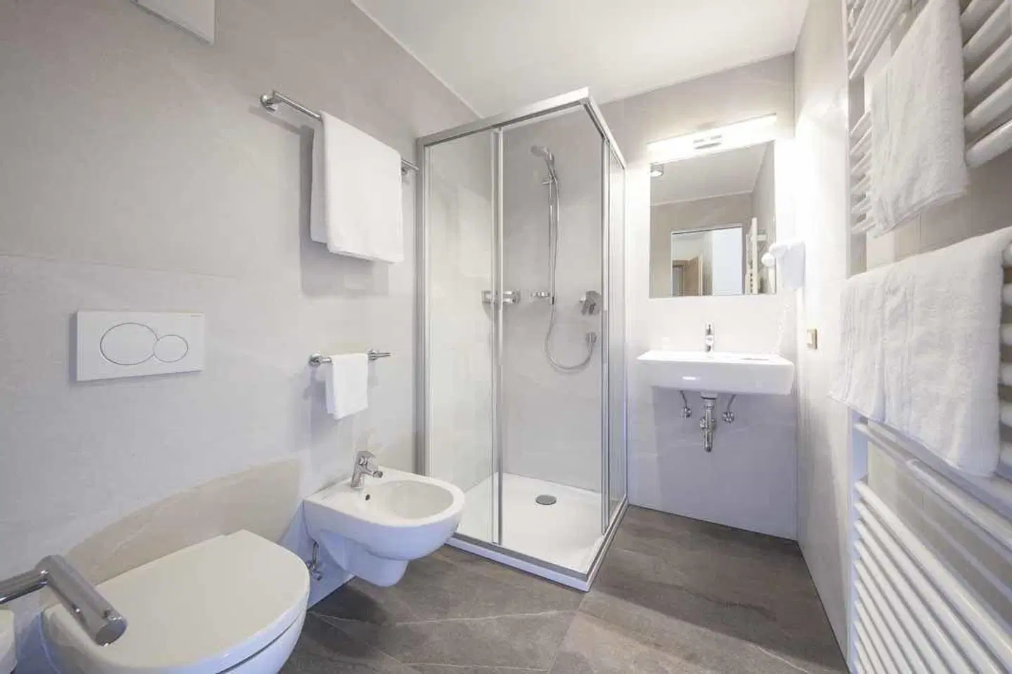 Hotel Garni Morene Badezimmer