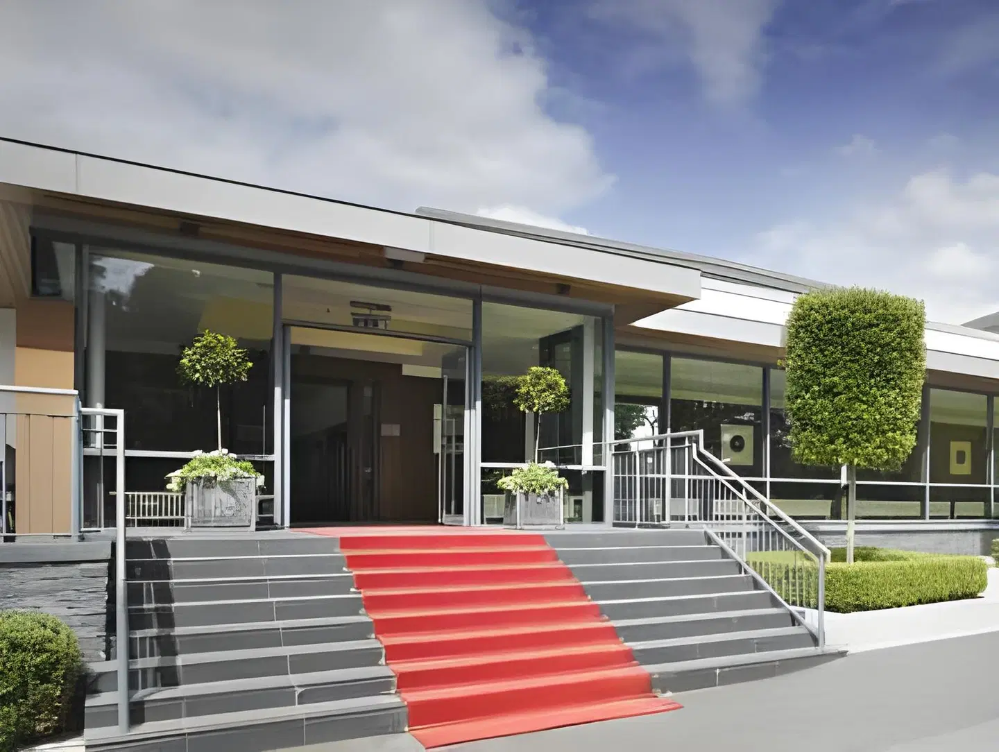 Ballymascanlon House Hotel Terrasse