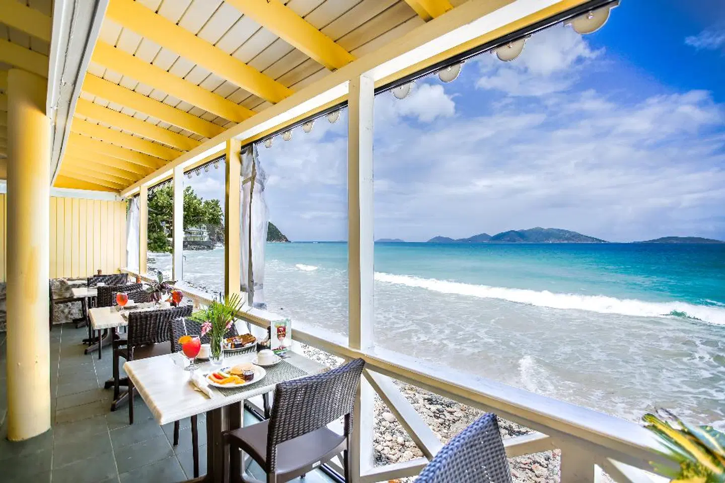 Sebastians on the Beach Terrasse