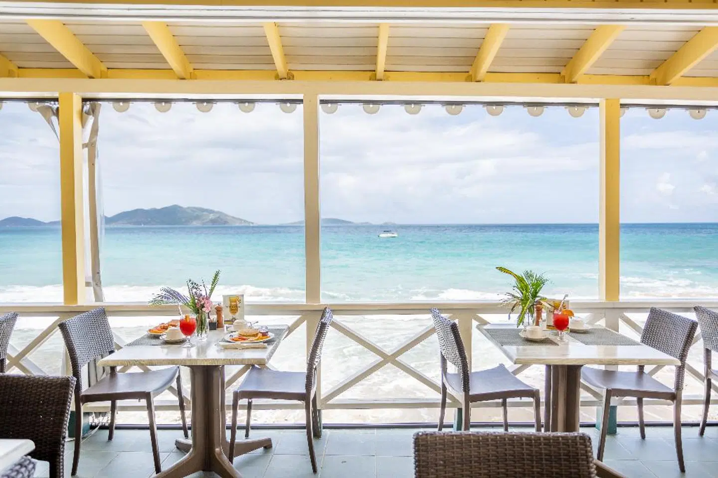 Sebastians on the Beach Terrasse