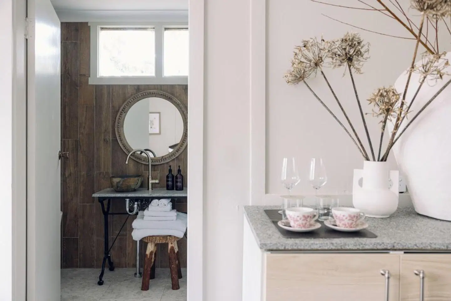 Links House Badezimmer