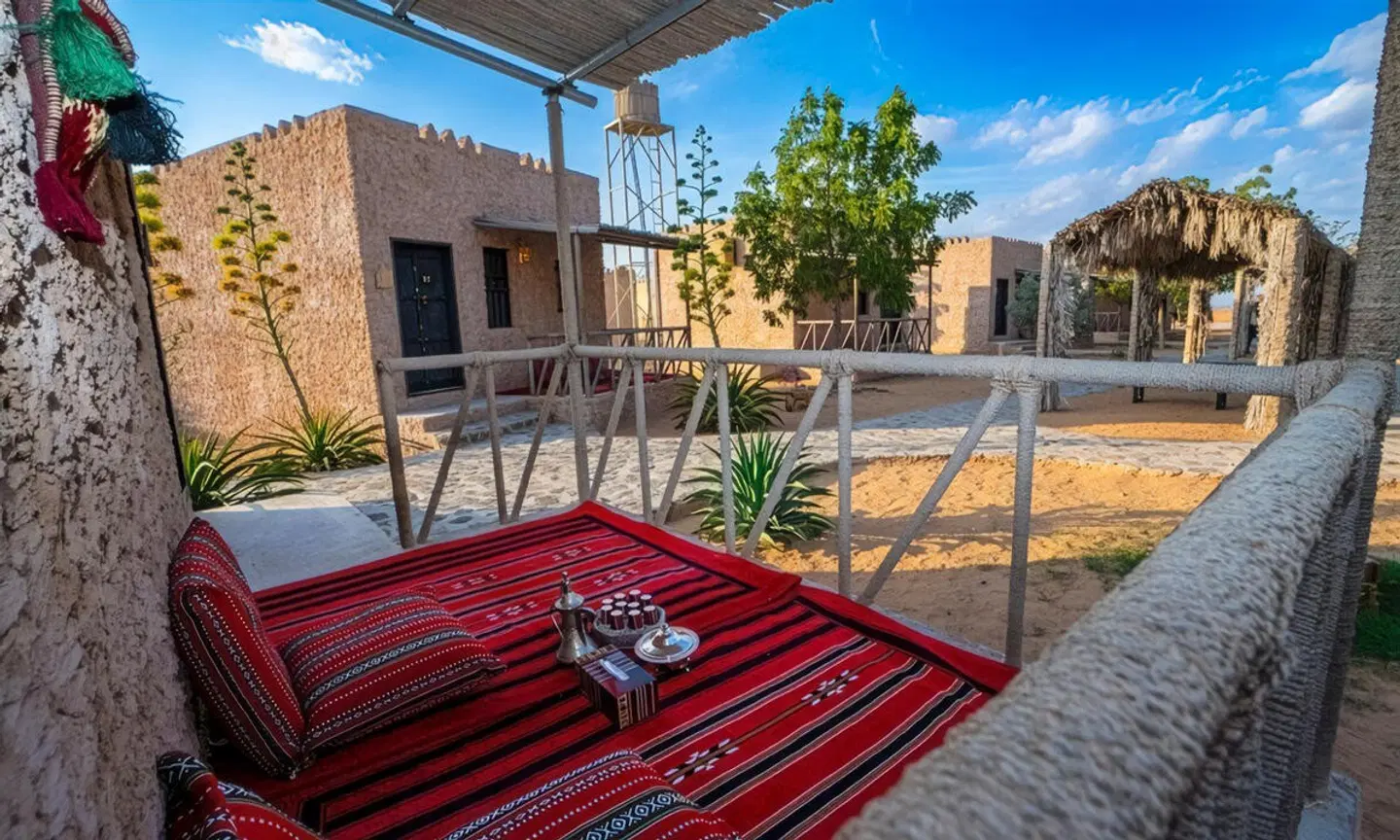 Sama Al Wasil Desert Camp Terrasse