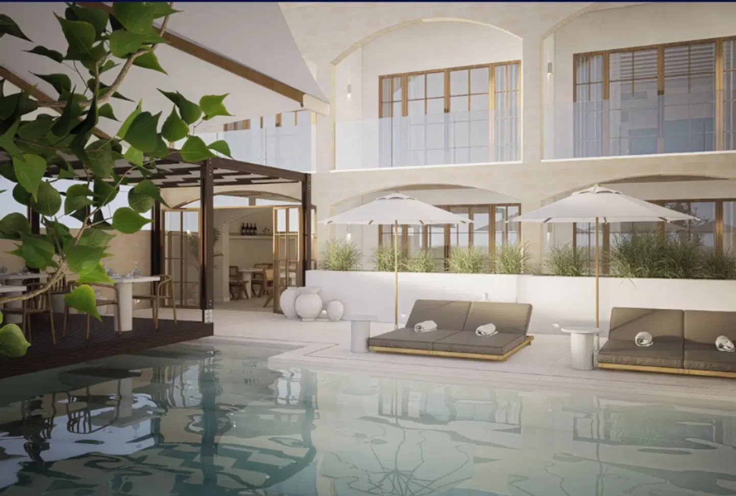 Casa Azure Member Of Meliá Collection Hallenbad