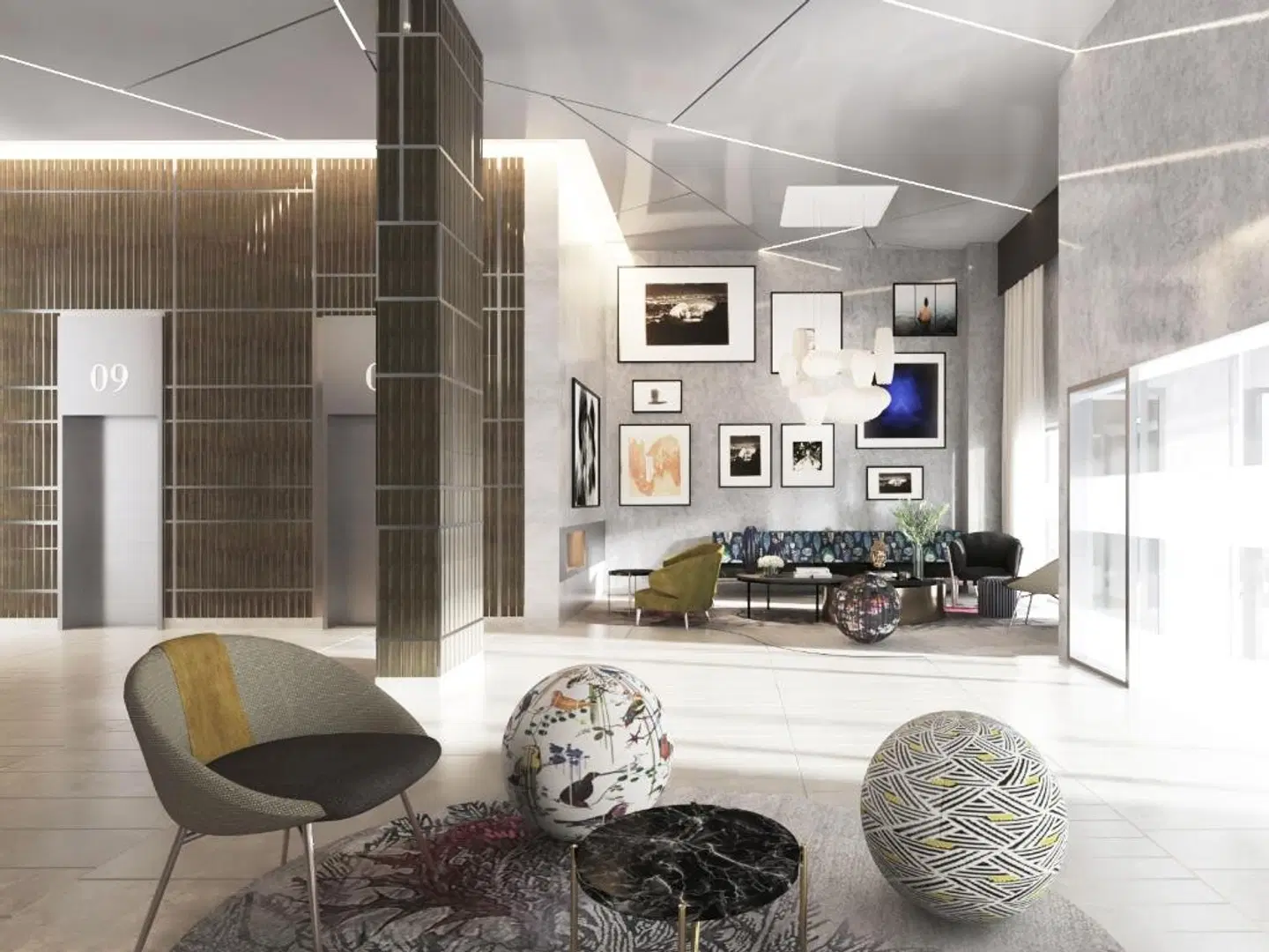 Ariya New York Times Square, Tapestry Collection by Hilton LOUNGE_LOBBY