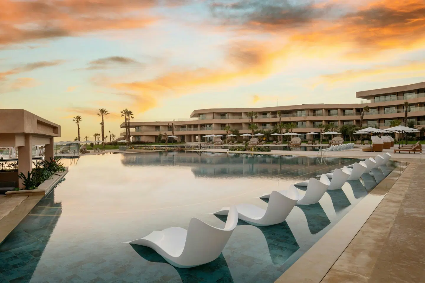 Taghazout Bay Marriott Resort Terrasse