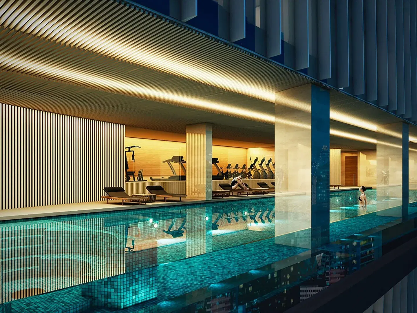 Mercure Bangkok Siam Ratchathewi Hallenbad