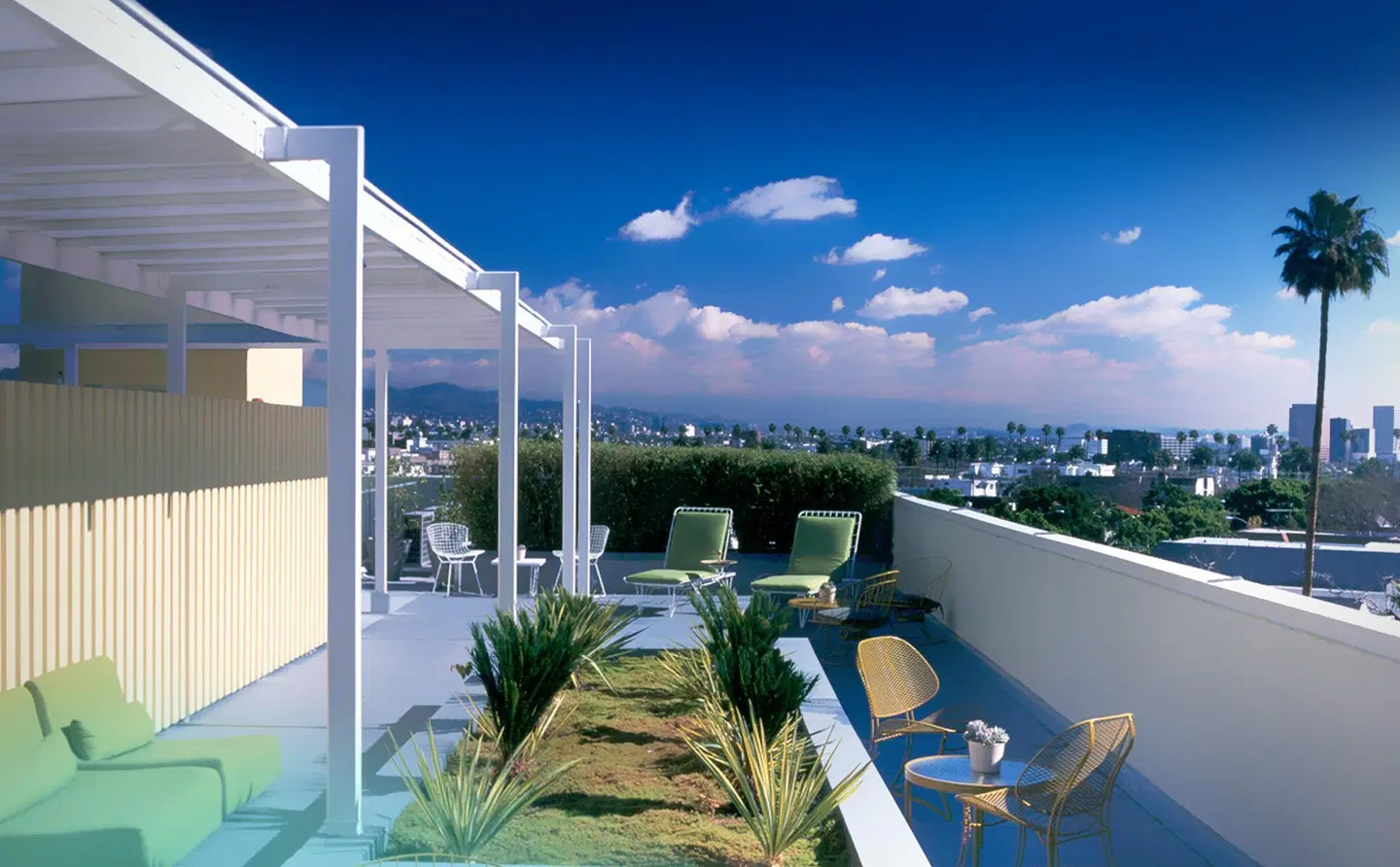 Avalon Hotel Beverly Hills Terrasse