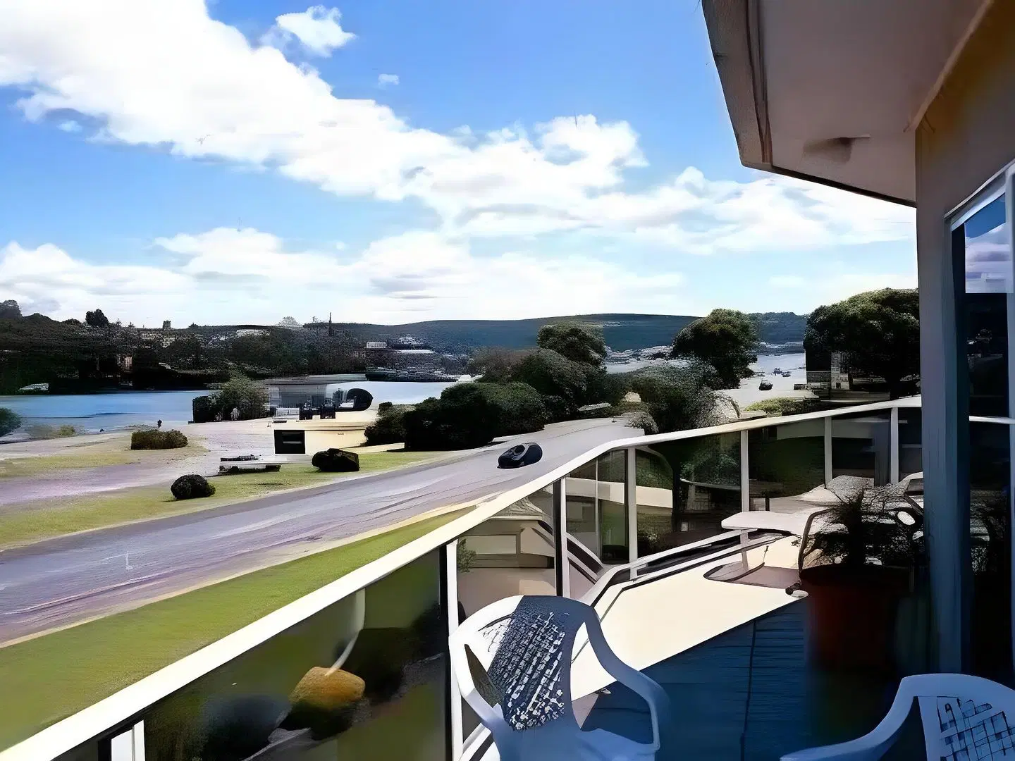 Waterview Luxury Apartments Terrasse