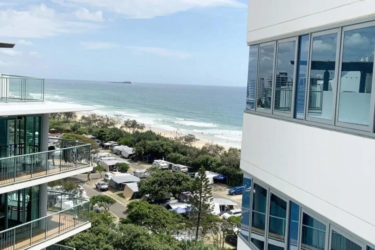 Beachfront Towers Terrasse