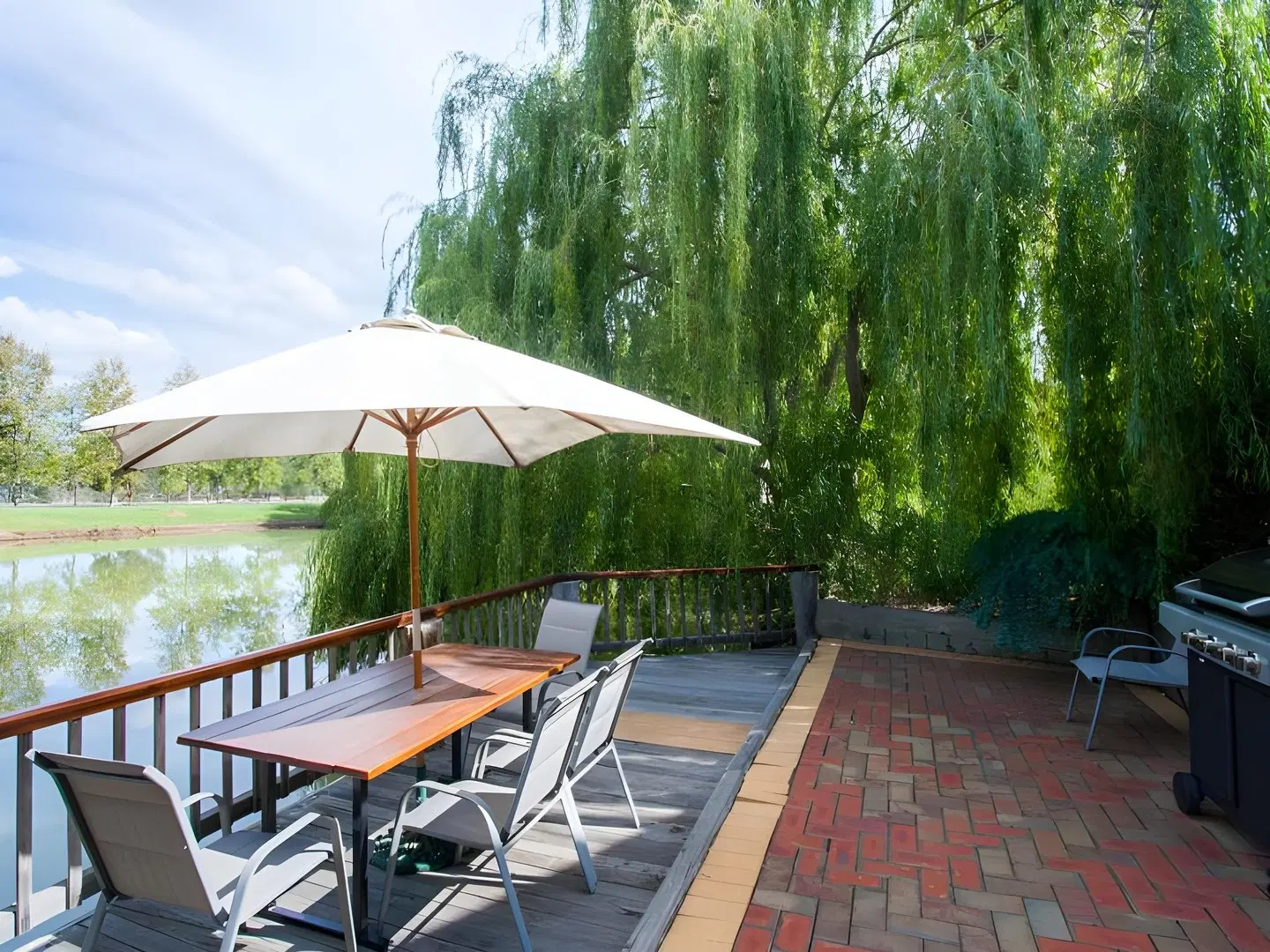 Perricoota Vines Retreat Terrasse