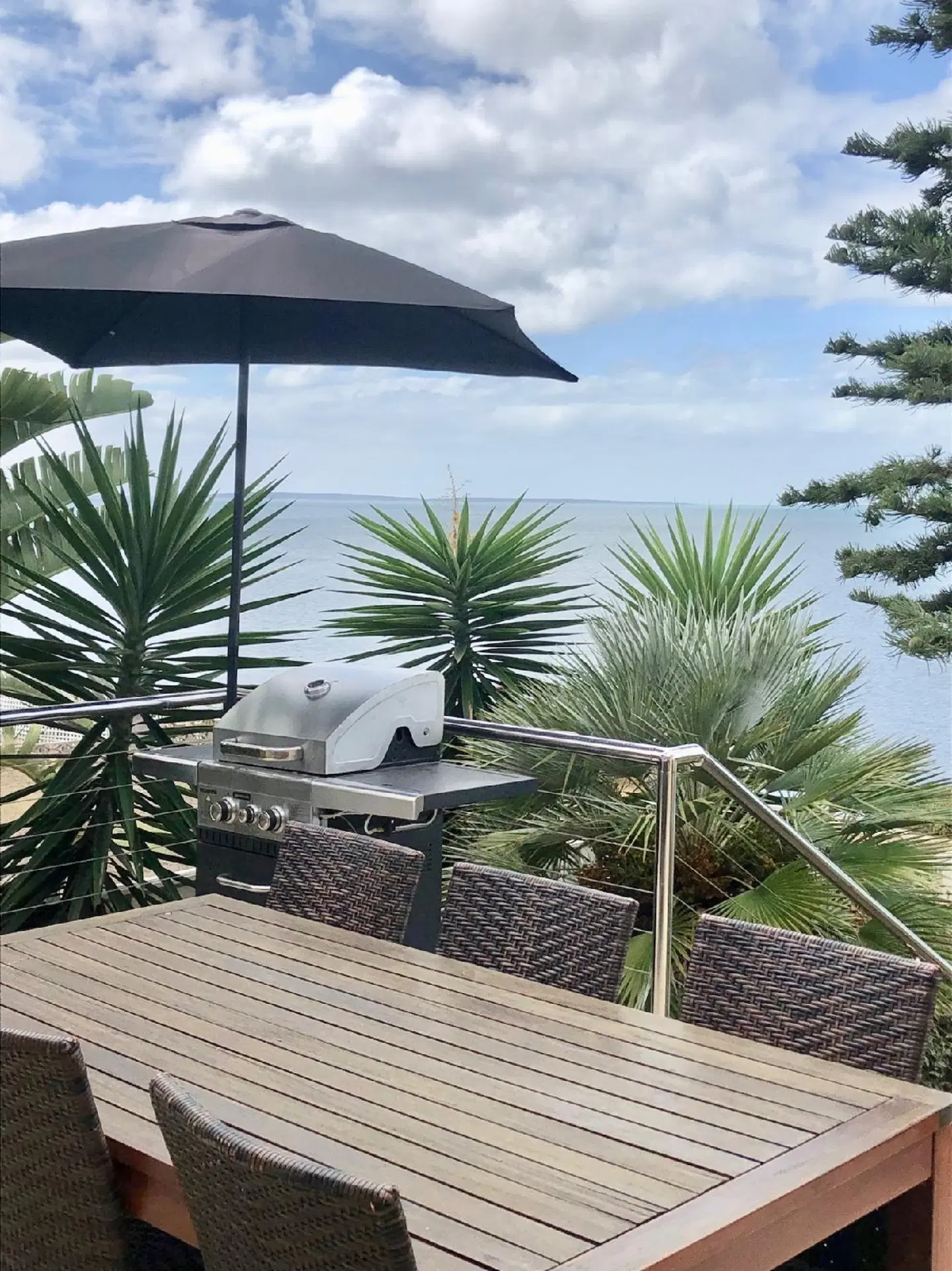 Bay 10 Accommodation Terrasse