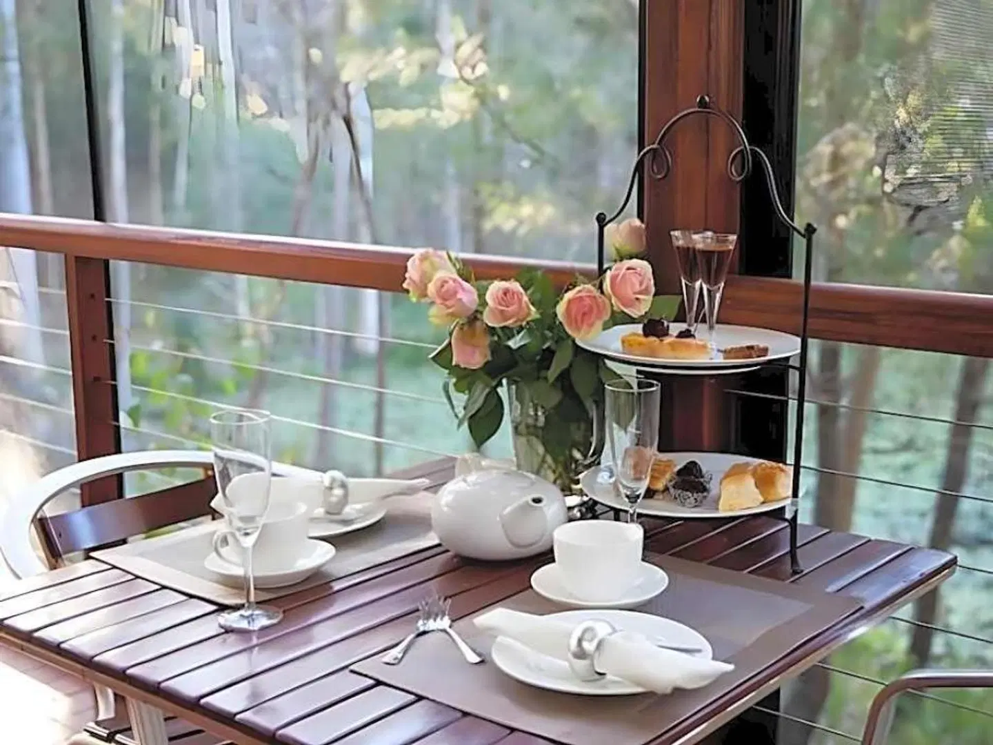 Mt Cotton Retreat Terrasse
