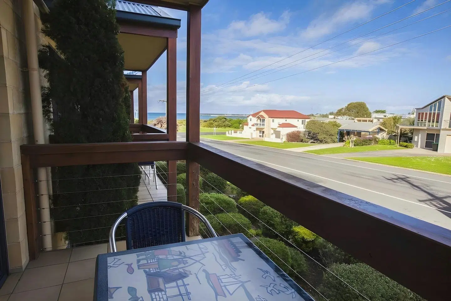 Seaview Motel & Apartments Terrasse
