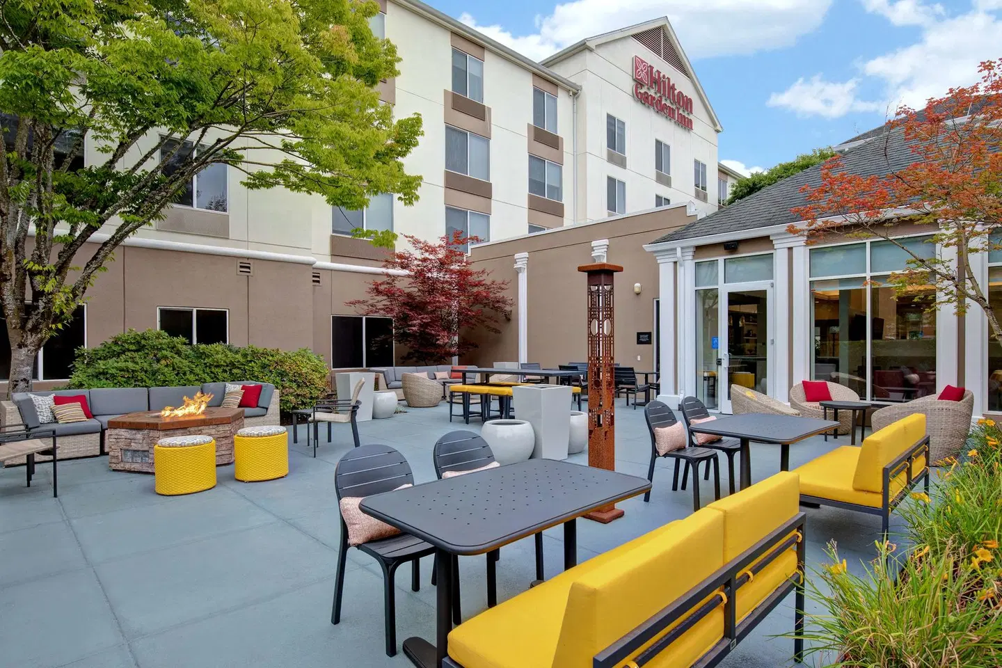 Hilton Garden Inn Portland/Beaverton Terrasse
