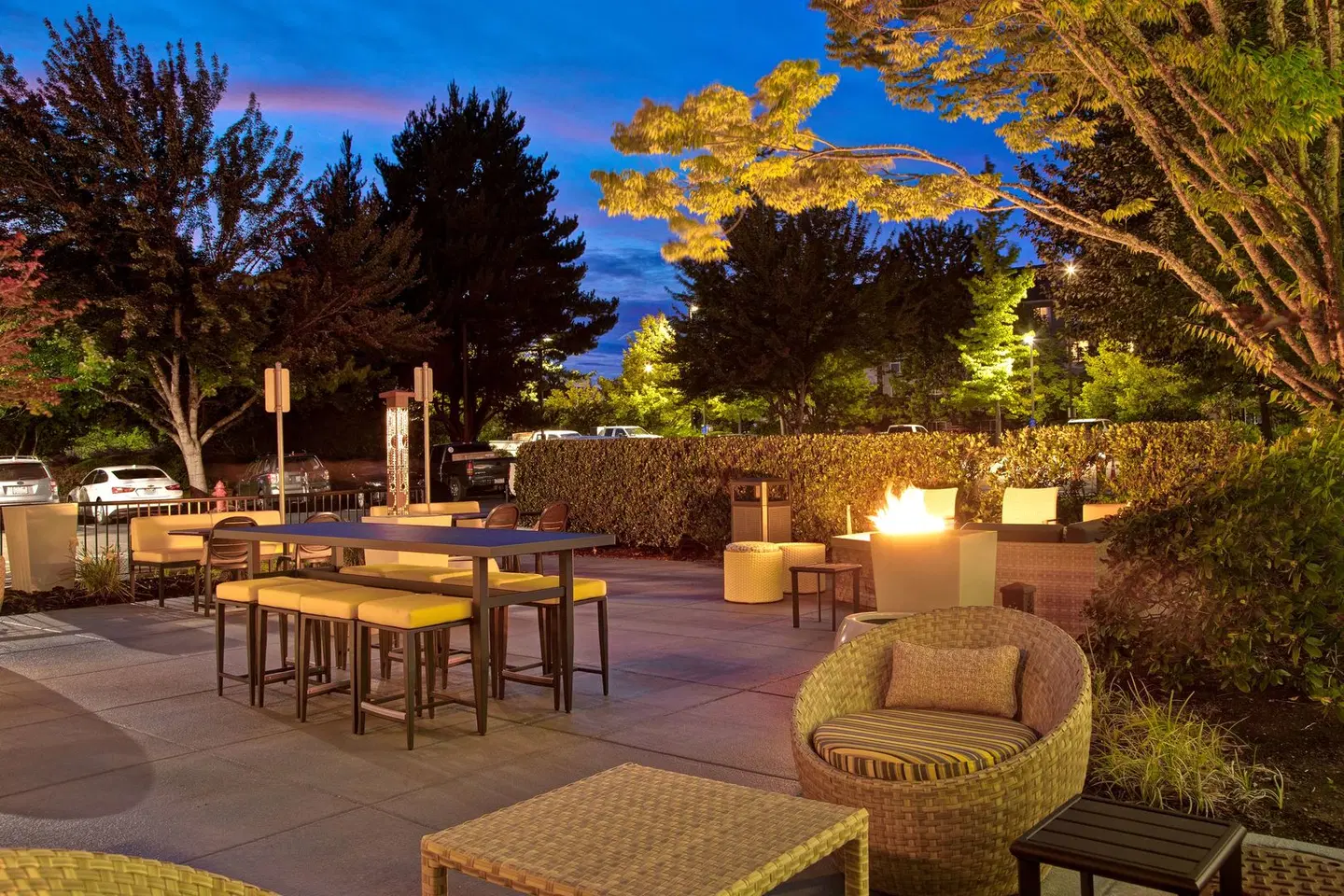 Hilton Garden Inn Portland/Beaverton Terrasse