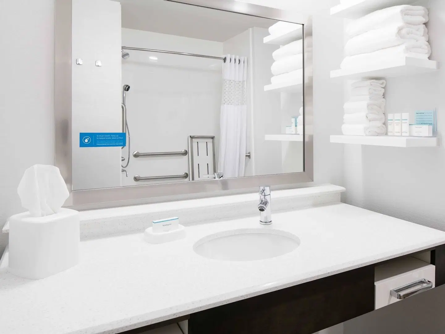 Hampton Inn & Suites Hudson Badezimmer