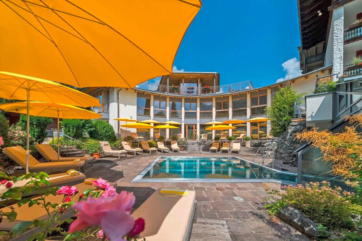 Naturhotel Ortners Eschenhof Terrasse