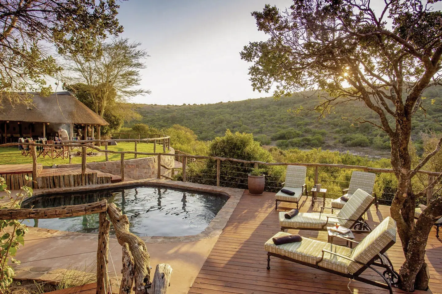 Lalibela Private Game Reserve Terrasse