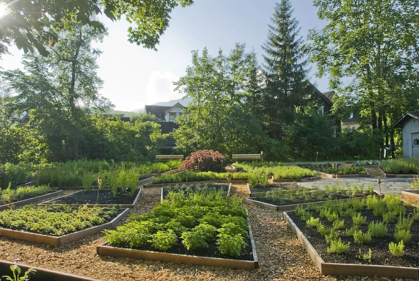 Hof Weissbad Garten
