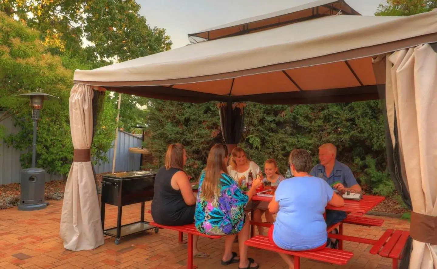 Shearing Shed Motel Dubbo Terrasse
