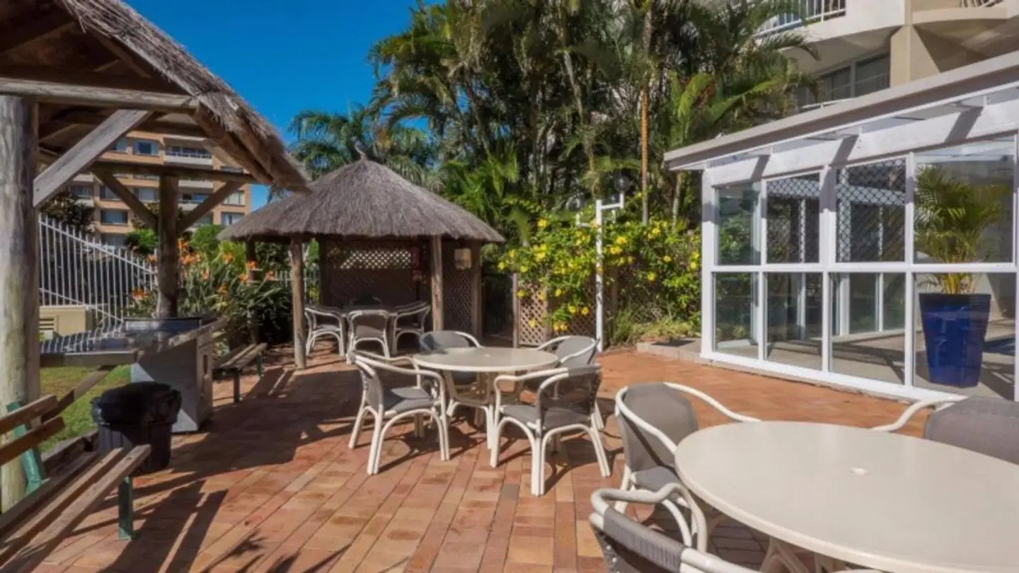 2nd Avenue Beachside Apartments Terrasse