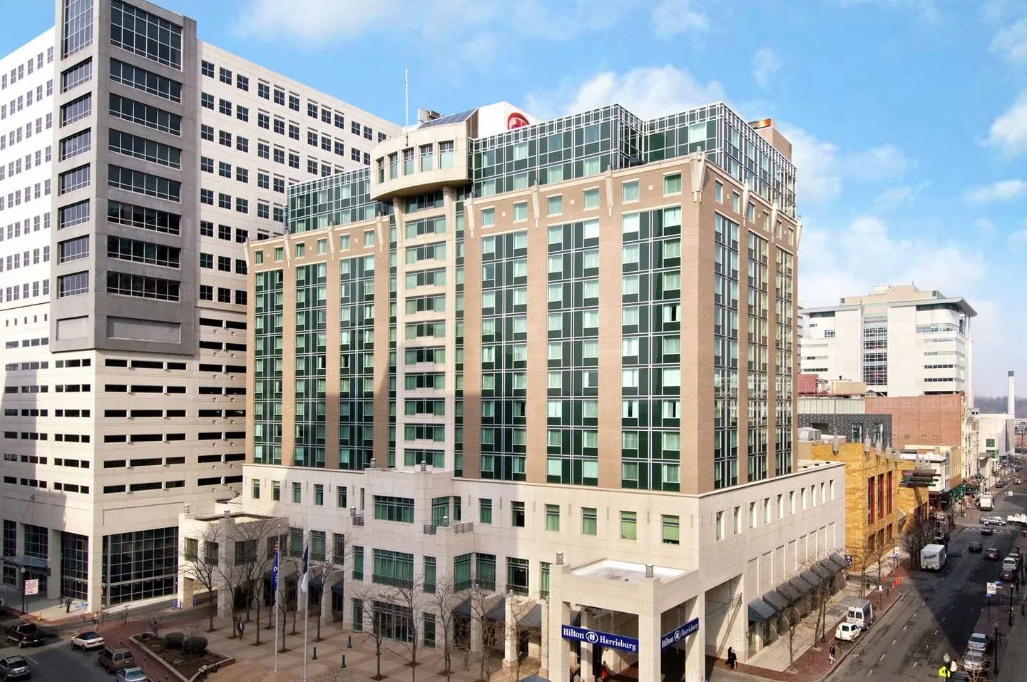 Hilton Harrisburg Terrasse