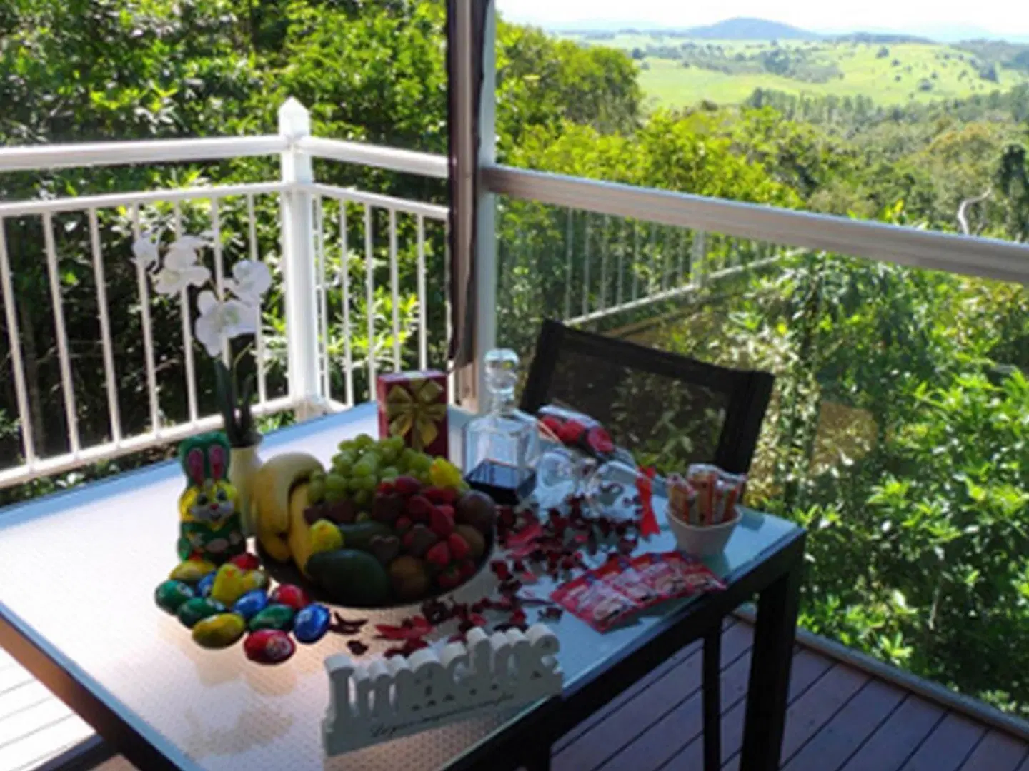 Tinaroo Sunset Retreat Terrasse