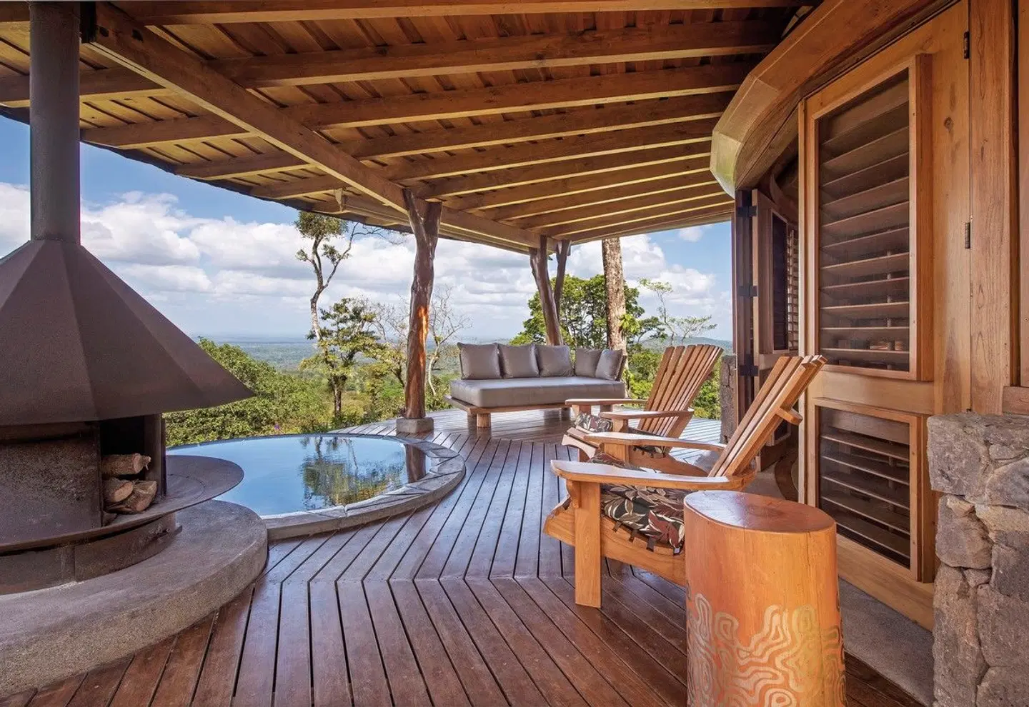 Origins Lodge Terrasse