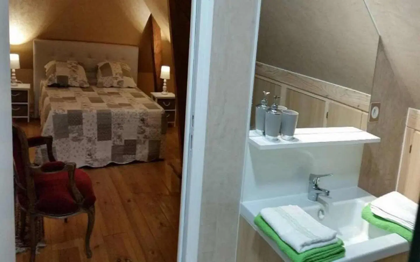 Chambres D'hôtes du Plessis Badezimmer