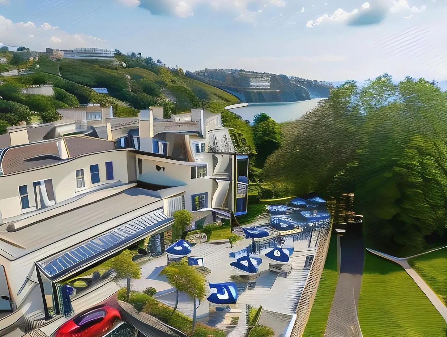 The Headland Hotel & Spa EXTERIOR