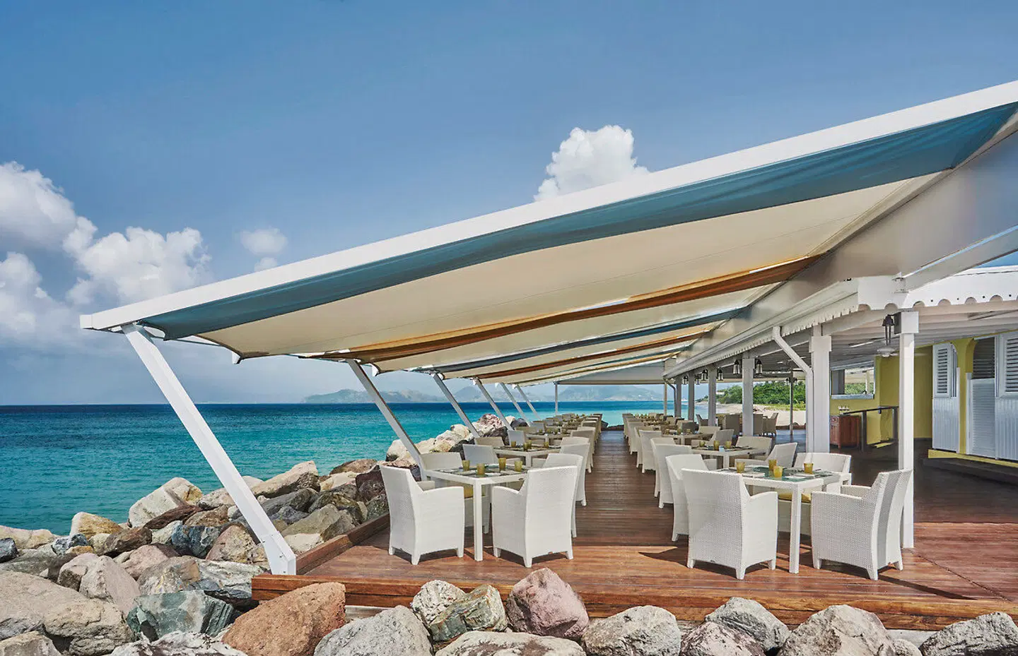Four Seasons Resort Nevis Terrasse