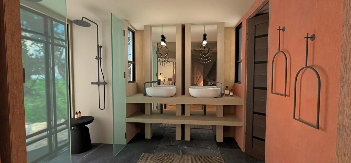 Lemala Osonjoi Lodge Badezimmer