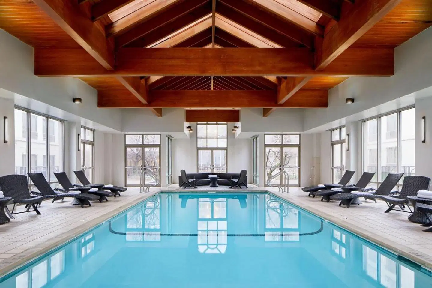 Detroit Metro Airport Marriott Hallenbad