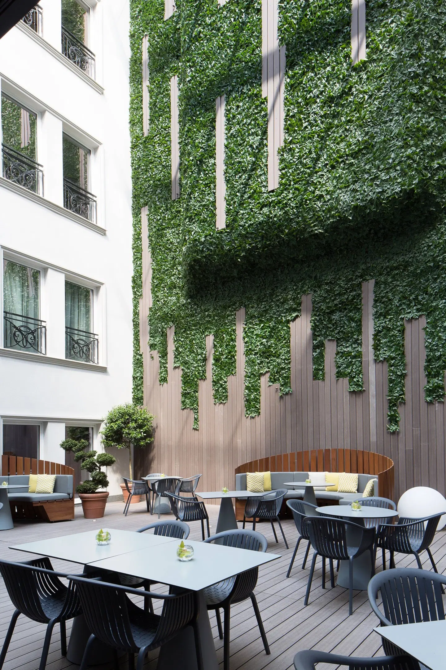 Skopje Marriott Hotel Terrasse